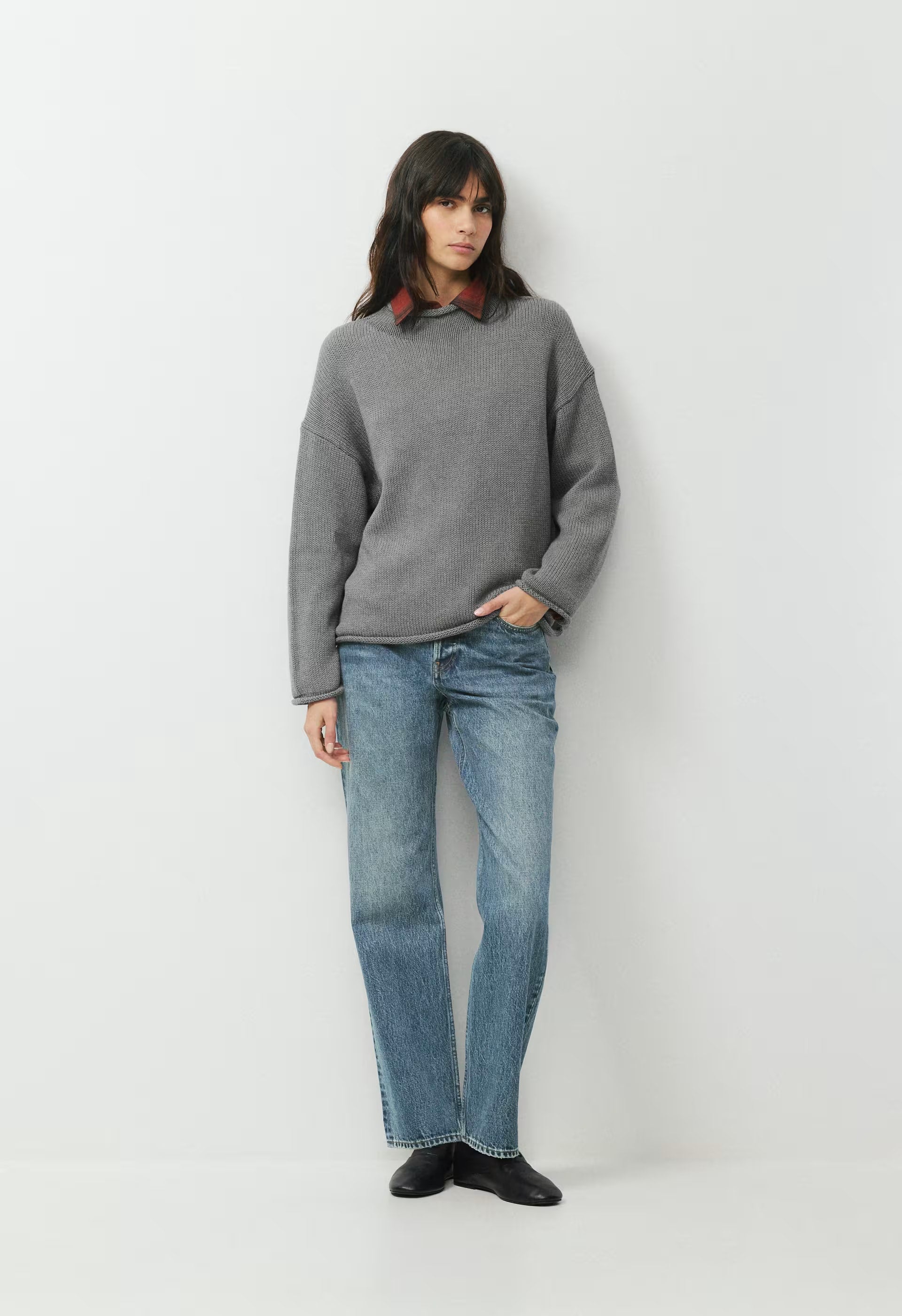 Abode Mockneck - HEATHER DARK GREY