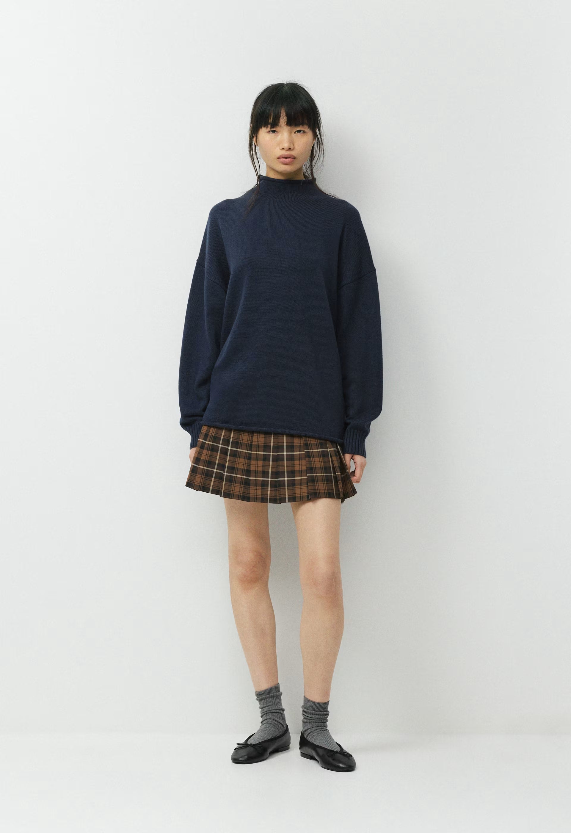 Cotton Charm™ Keepsake Mockneck - ADMIRAL NAVY