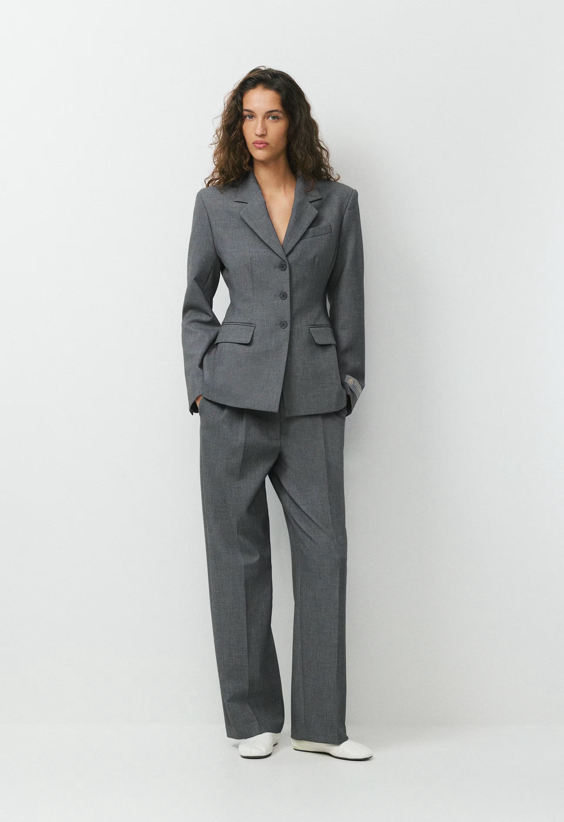 Standout Blazer - Eversential™ - HEATHER CHARCOAL