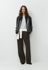 Falcon Jacket - UnReal Leather - BLACK