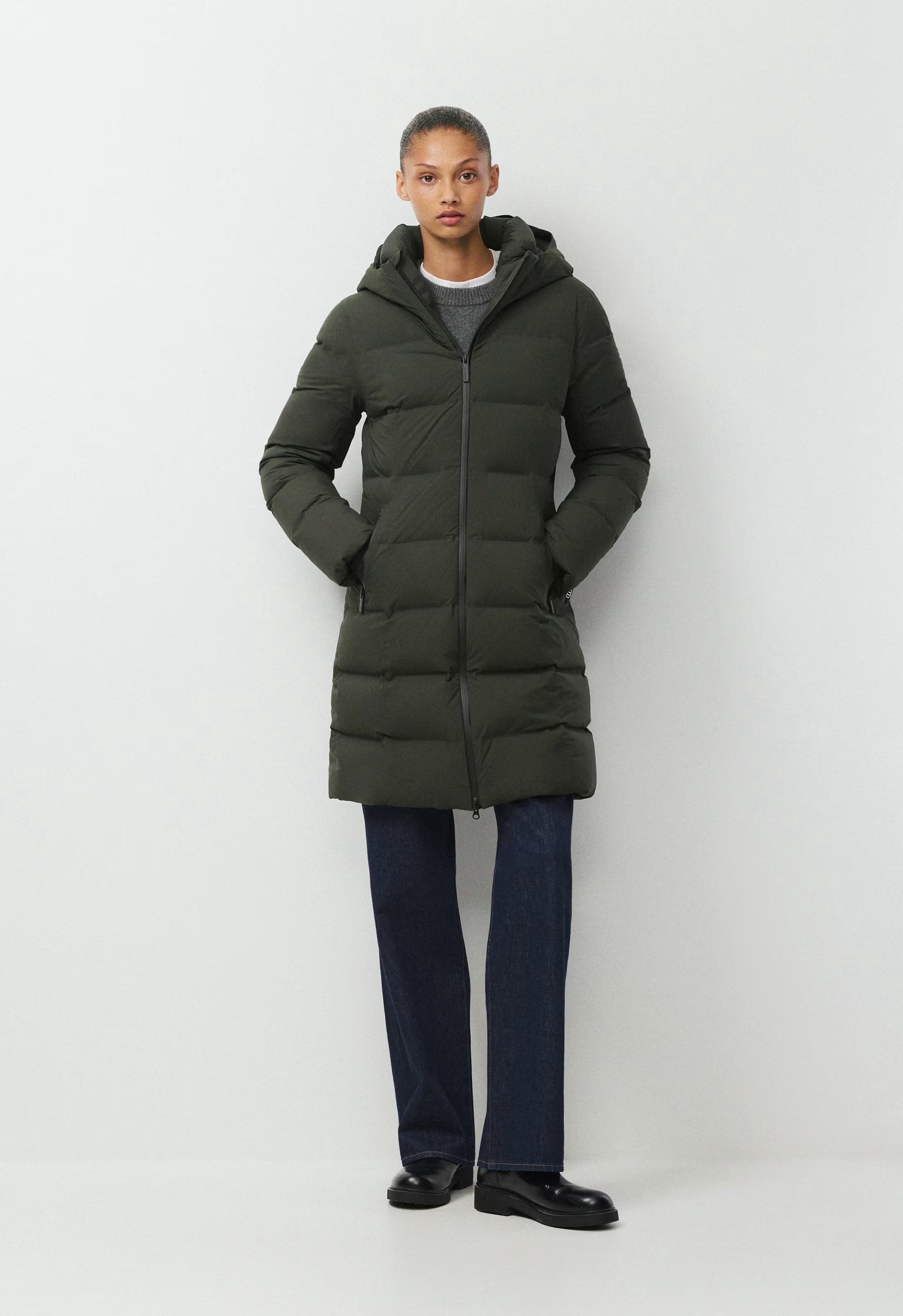 The SuperSnug Puff₂O™ Mid - Rainstop™ - FLINT GREEN