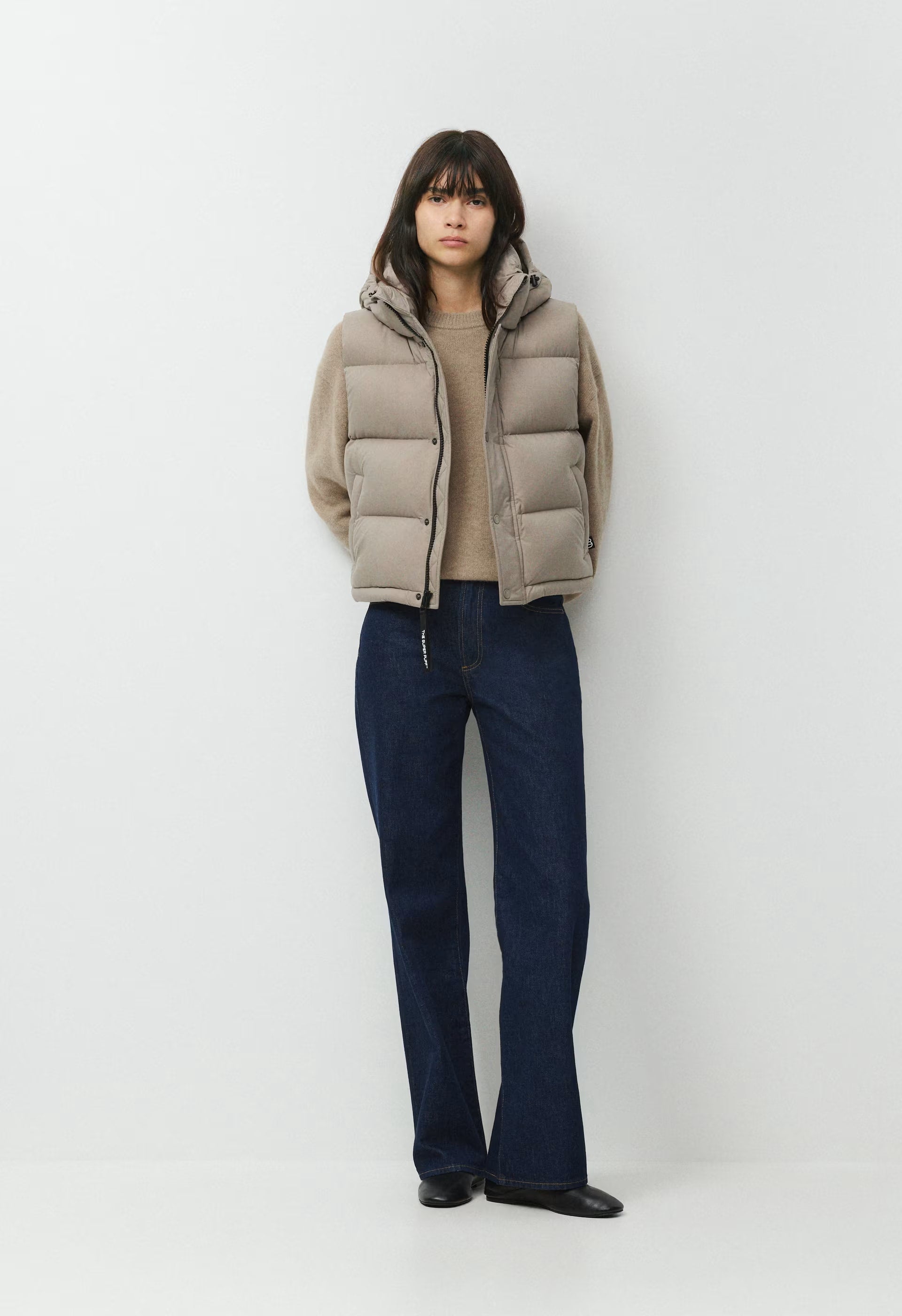 The Super Puff™ Shorty Vest - cliMATTE™ - MODERN TAUPE