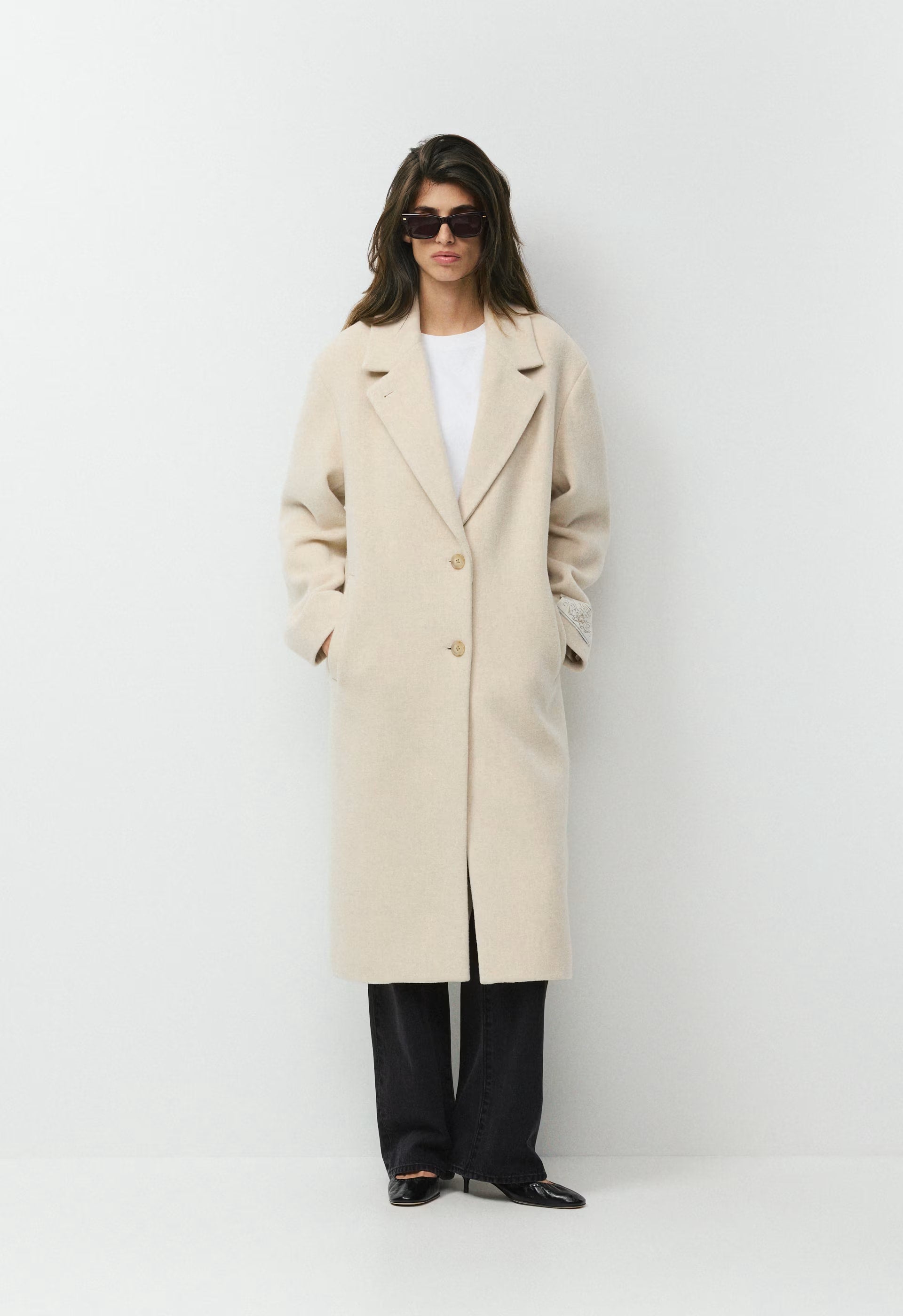 The Only Coat - Soft Wool Cashmere - HEATHER LIGHT OATMEAL