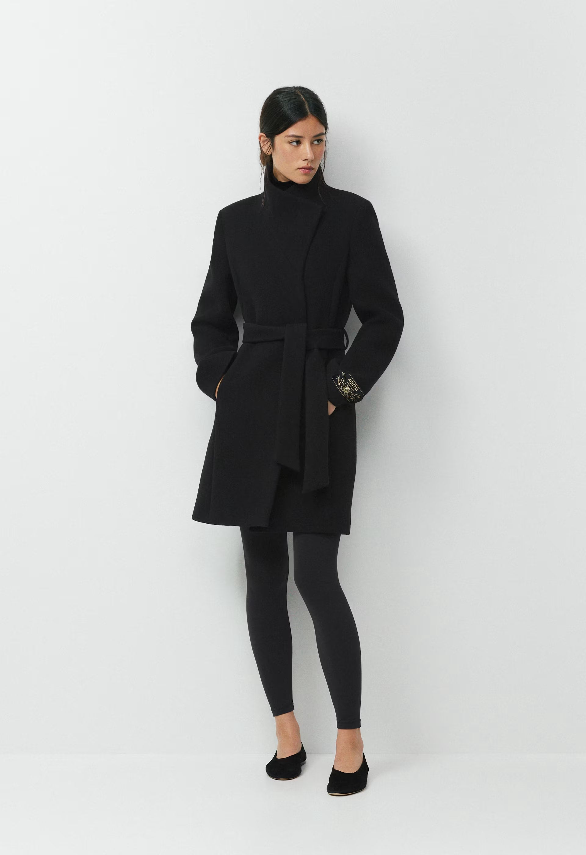 The Connor Coat - Soft Wool Cashmere - BLACK