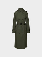 The Finch Trench Coat - City Twill - DARK OLIVE