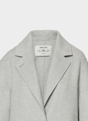 The Only Double-Faced Coat - Luxe (Re)Wool - HEATHER CHROME