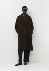 The Slouch™ Coat - Soft Wool Cashmere - CACAO NIB BROWN