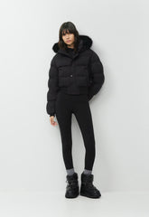 The Super Chalet Puff™ - cliMATTE™ - BLACK/BLACK