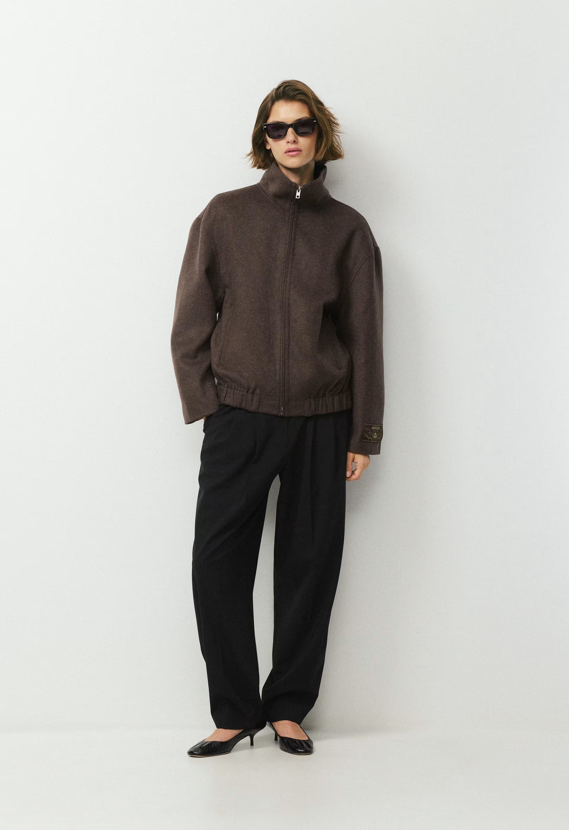 The Alder Double-Faced Coat - Luxe (Re)Wool - SOOT