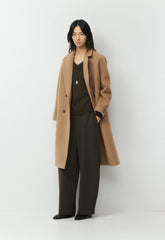 The Slouch™ Coat - Soft Wool Cashmere - COCOA SAND