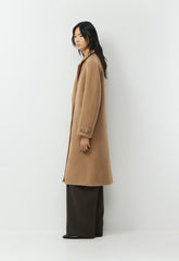The Slouch™ Coat - Soft Wool Cashmere - COCOA SAND