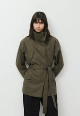 The Nightingale Trench Coat - City Twill - ATLAS OLIVE