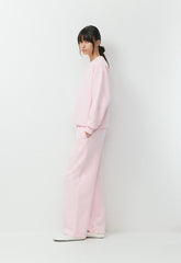 Cozy Sweatfleece Boyfriend Barrel Sweatpant - MAGNOLIA