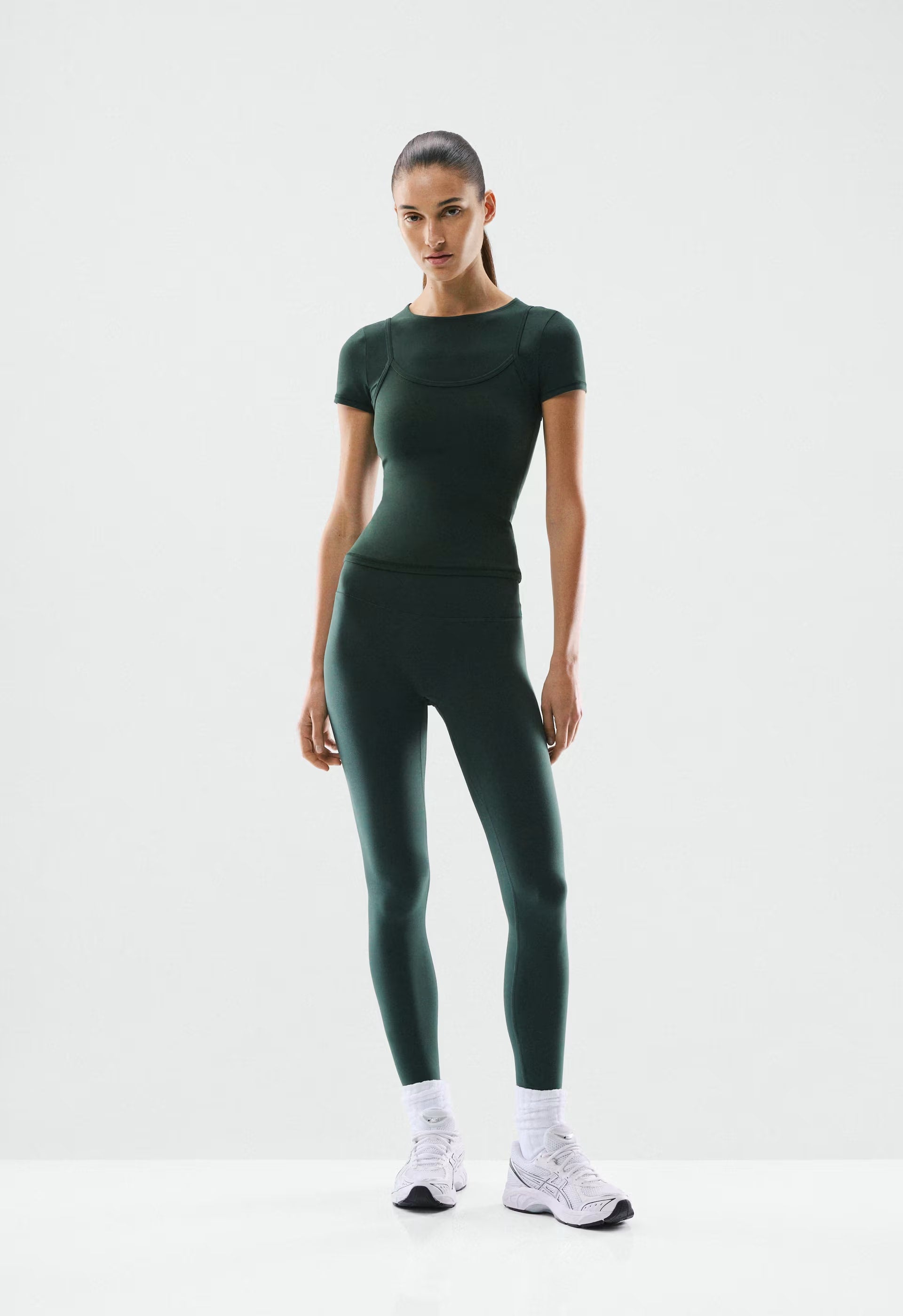 BUTTER Cheeky Infinite Hi-Rise 26" Legging - FIGTREE GREEN