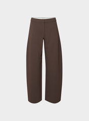 Helix Barrel Pant - Crepette™ - RICH MOCHA BROWN
