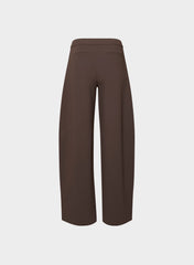 Helix Barrel Pant - Crepette™ - RICH MOCHA BROWN