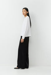 Archer Satin Pant - BLACK