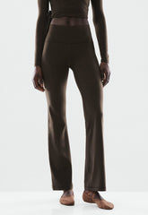 Butter Cheeky Hi-Rise Bootcut 32" Legging - CACAO NIB BROWN