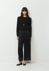 Archway Satin Pant - BLACK/BLACK