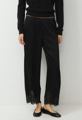 Archway Satin Pant - BLACK/BLACK