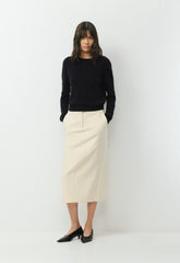Chisel Maxi Skirt - Eversential™ - SEASIDE CREAM