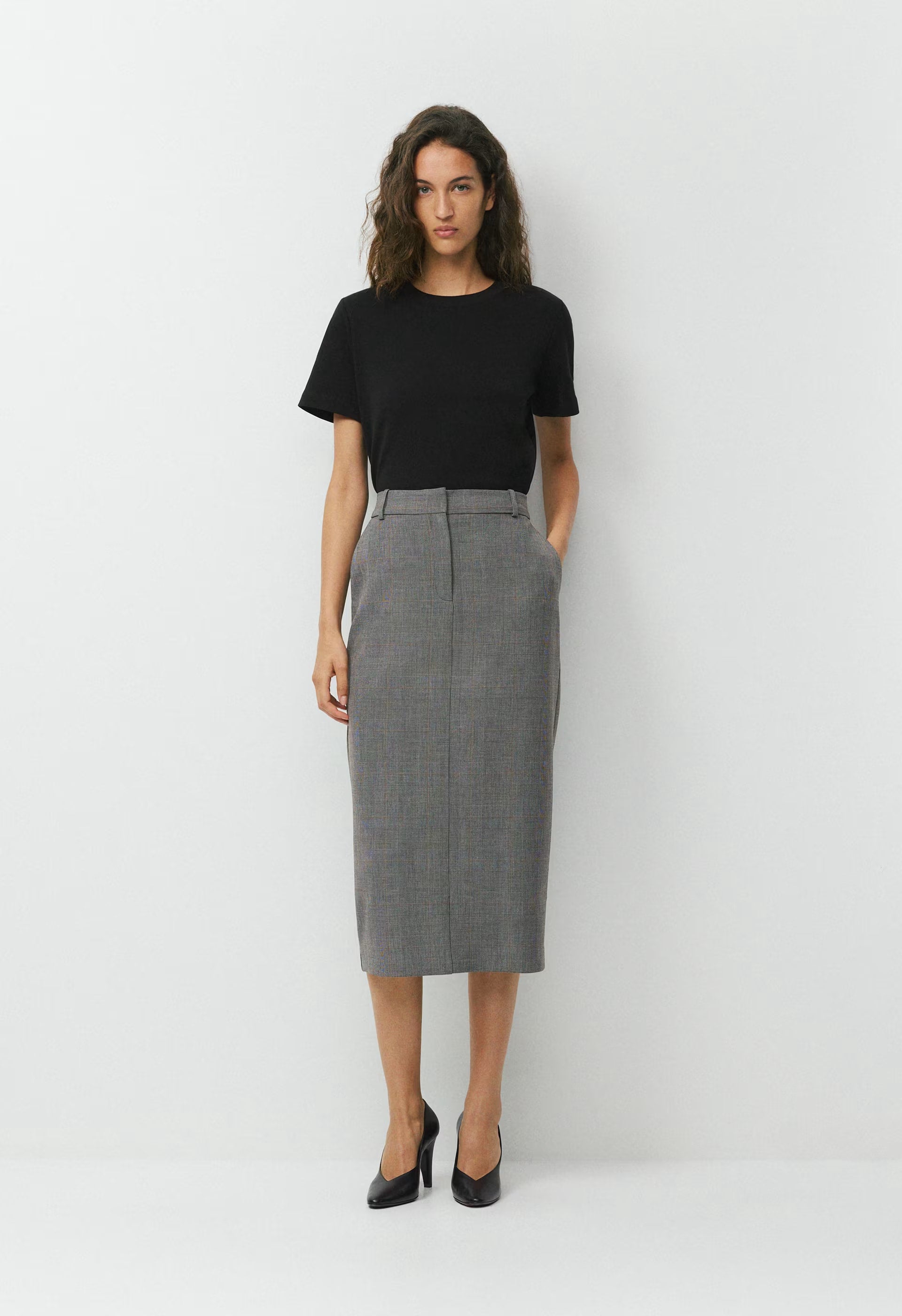 Chisel Maxi Skirt - Eversential™ - H DARK GREY/BLACK