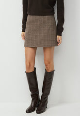 Classic Mini Skirt - ND TUP/RCH MCH BRWN