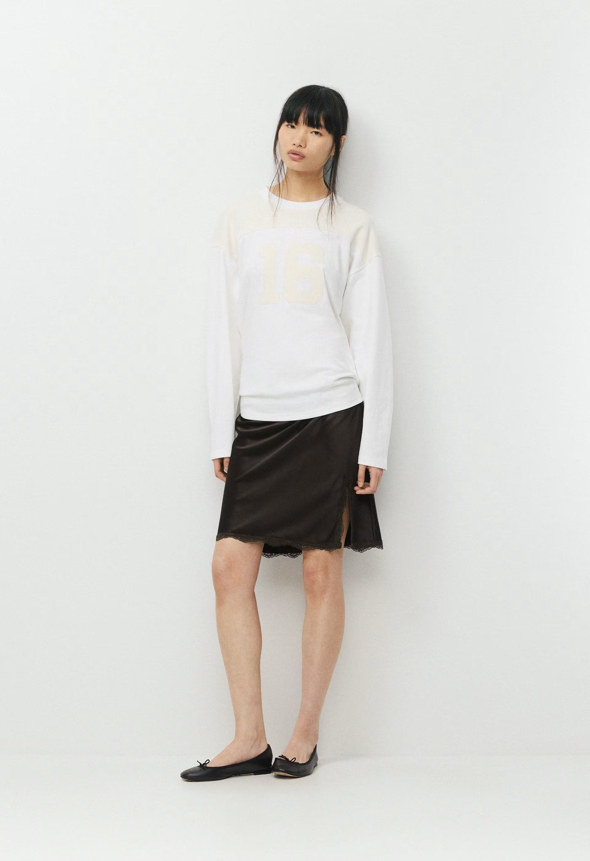 Felicity Satin Skirt - CACAO NIB BROWN