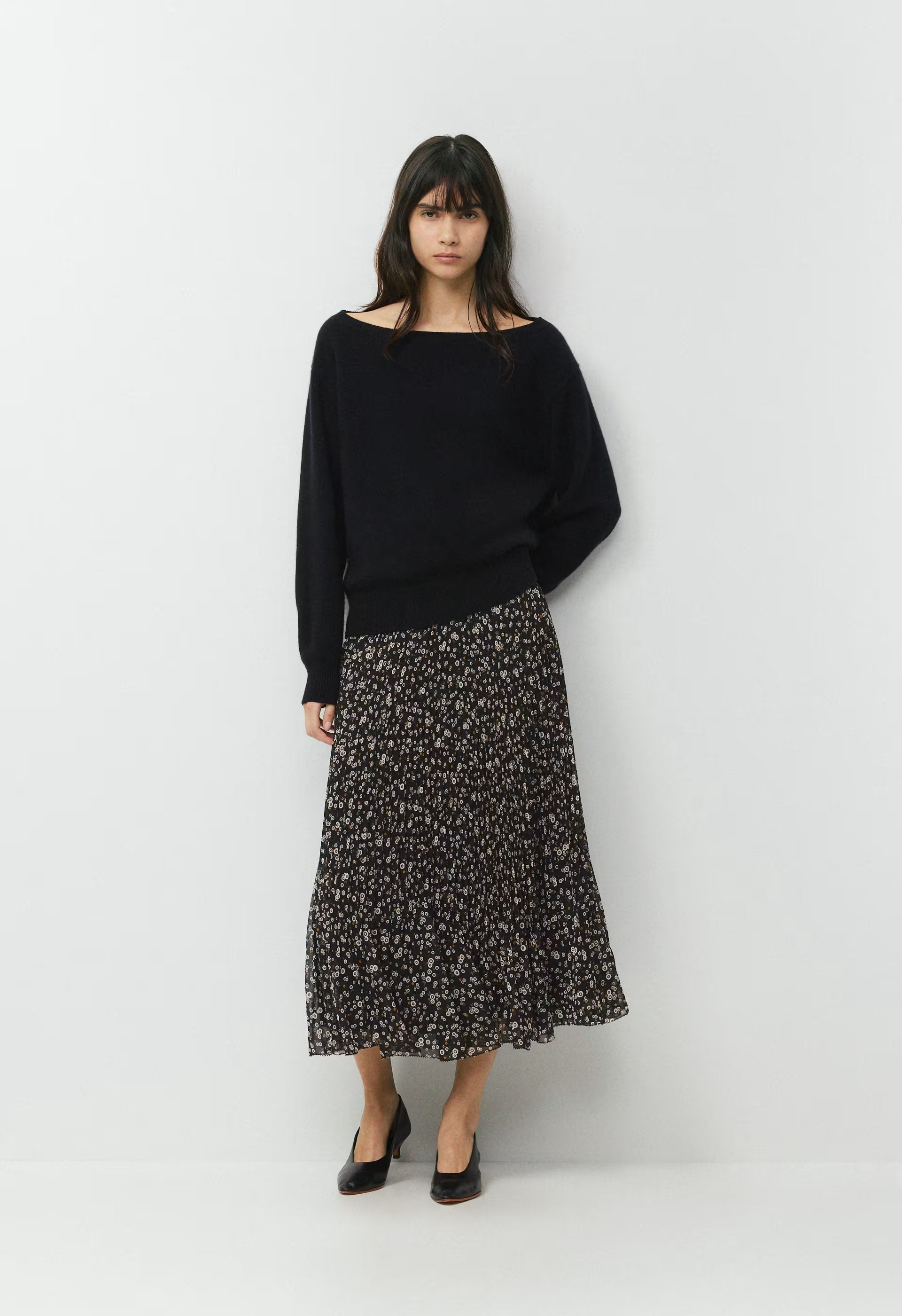 Twirl Skirt - BLACK/BIRCH