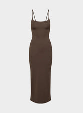 Original Contour Summon Maxi Cami Dress - RICH MOCHA BROWN