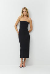 Original Contour Enrapture Maxi Tube Dress - BLACK