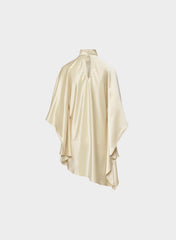 Fan Satin Dress - SEASIDE CREAM