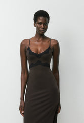 Original Contour Lunar Dress - CACAO NIB BRWN/BLACK