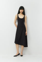 Lane Silk Dress - BLK/BLU MIRAGE