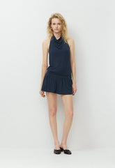 Effie Halter Dress - ADMIRAL NAVY