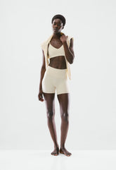 BUTTER Cheeky Hi-Rise 5" Short - SEASIDE CREAM