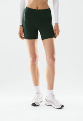BUTTER Cheeky Infinite Hi-Rise 5" Short - FIGTREE GREEN