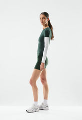 BUTTER Cheeky Infinite Hi-Rise 5" Short - FIGTREE GREEN