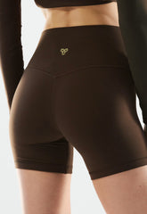 BUTTER Cheeky Infinite Hi-Rise 5" Short - CACAO NIB BROWN