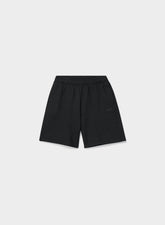 Cozy Sweatfleece Mega Above-Knee Short - BLACK