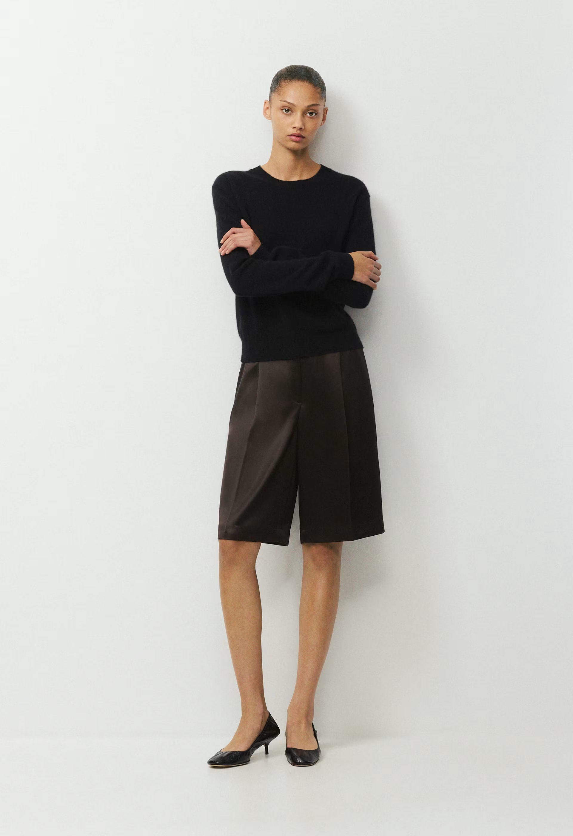 Touchpoint Satin Short - CACAO NIB BROWN