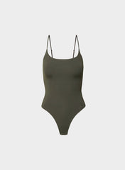 Original Contour Float Cami Bodysuit - FLINT GREEN