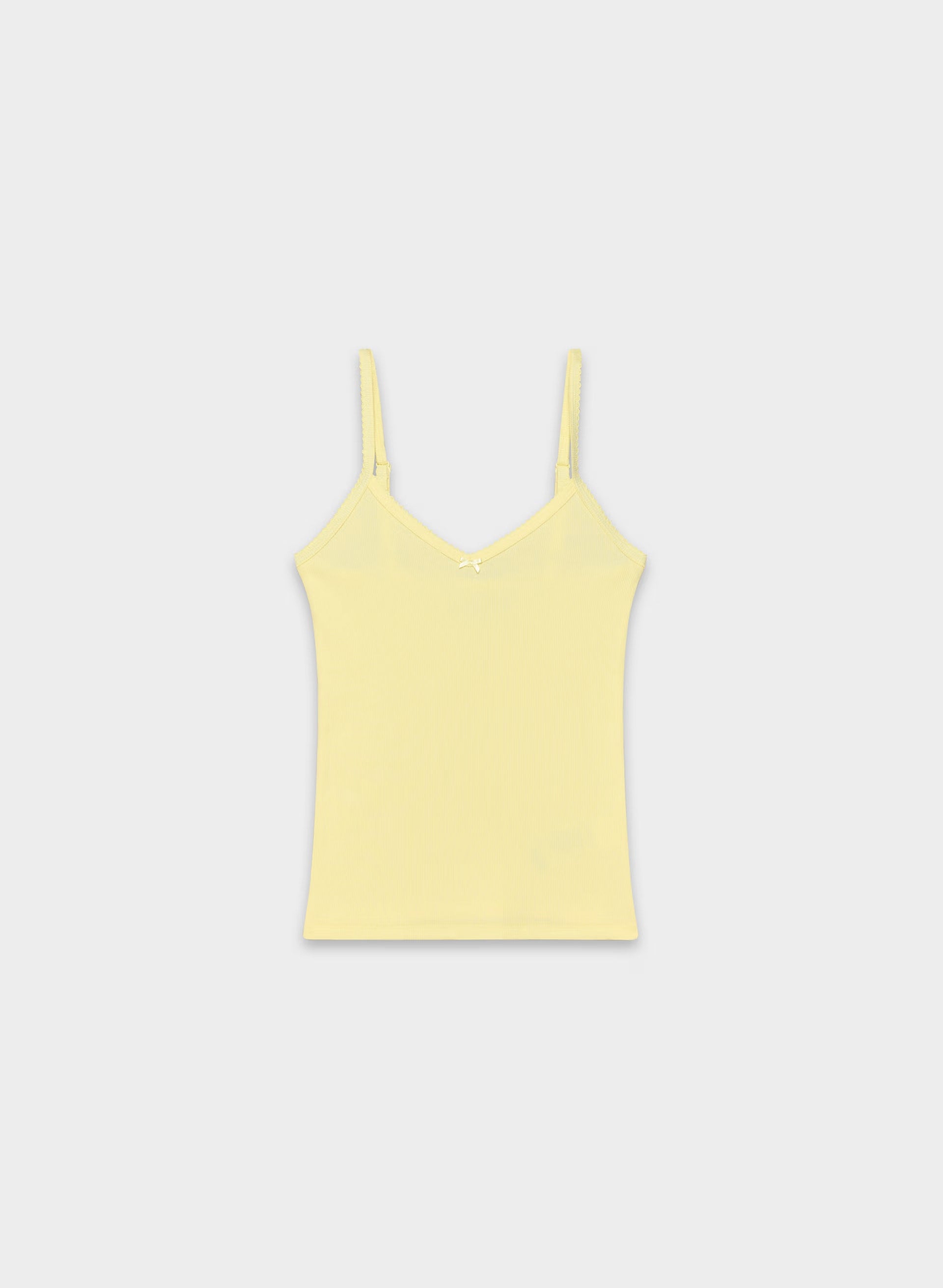 HomeStretch™ Rib Minded Cami Tank - LEMONADE