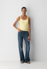 HomeStretch™ Rib Spectrum Cami Tank - LEMONADE