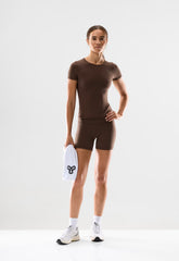 BUTTER Essential T-Shirt - RICH MOCHA BROWN