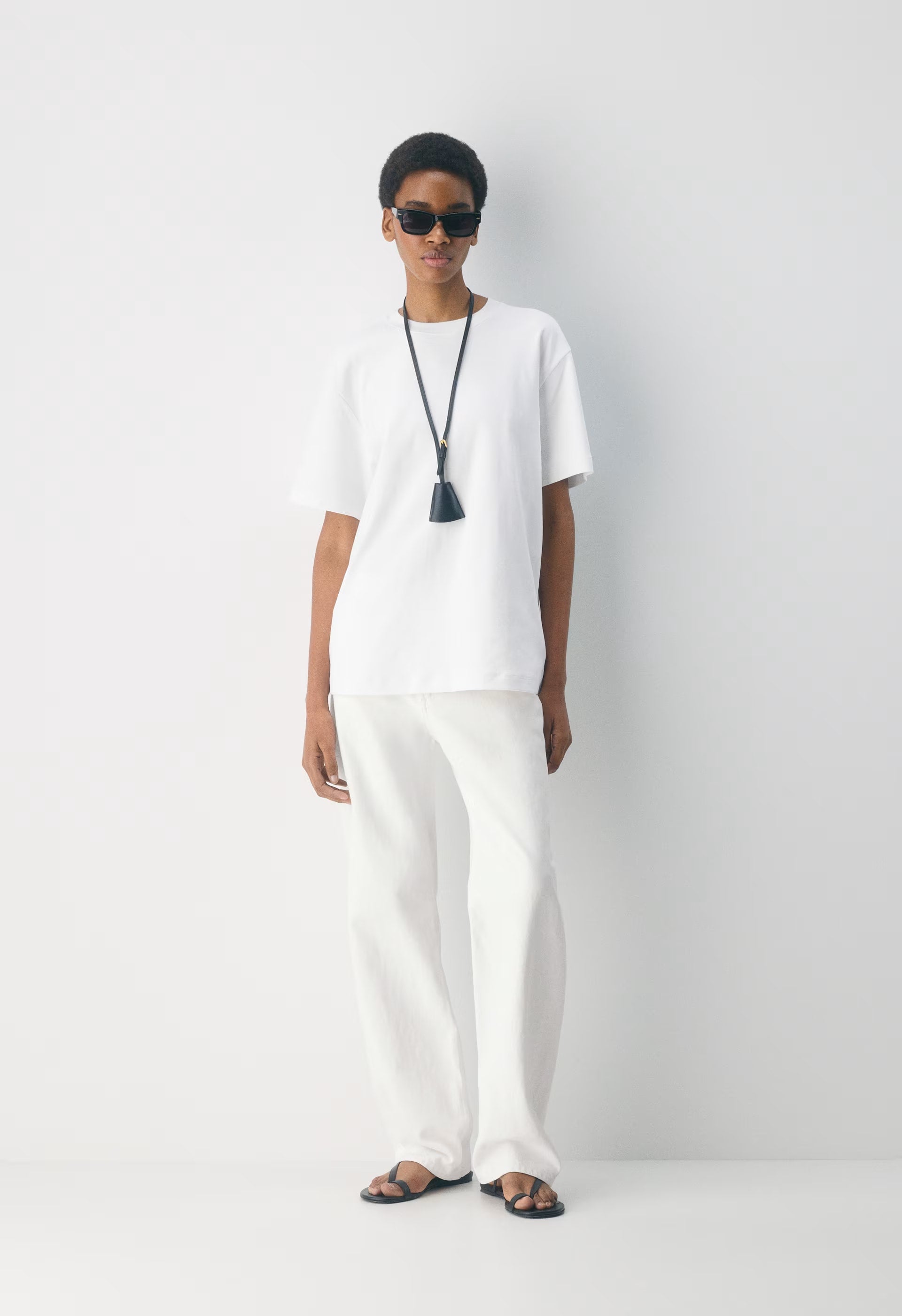 InterLock Cotton Pegasus T-Shirt - WHITE