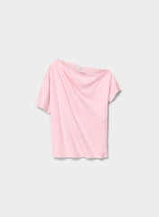 InterLock Cotton Script Top - MILKSHAKE PINK
