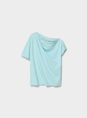 InterLock Cotton Script Top - PANORAMA BLUE
