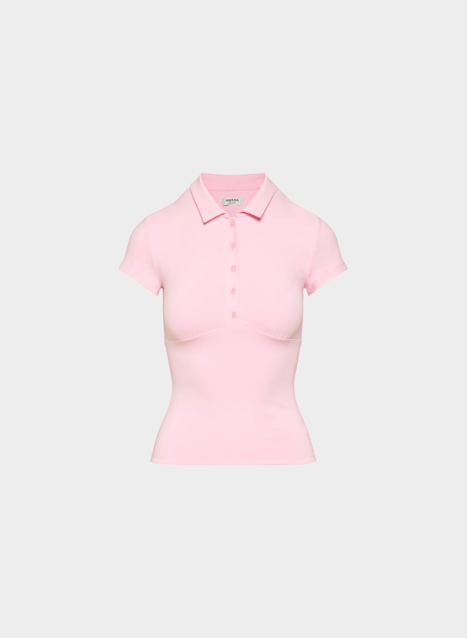 Original Contour Flyer Polo T-Shirt - MILKSHAKE PINK