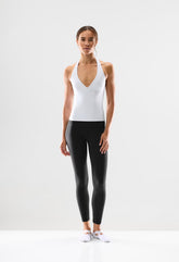 BUTTER Riley Halter Top - BRIGHT WHITE